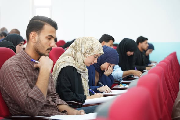 اجواء الامتحانات النهائية لقسم التخدير في كلية التقنيات الطبية والصحية في جامعة اهل البيت عليهم السلام